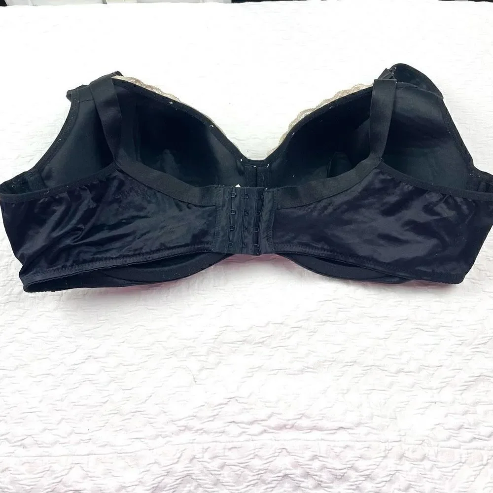 BUY 1 GET 1 FREE Avenue Body 46DD black full coverage lace accents comfortable e